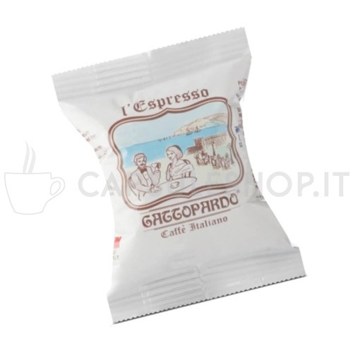 Espresso blu caffè in capsule compatibili Nespresso di Gattopardo Toda