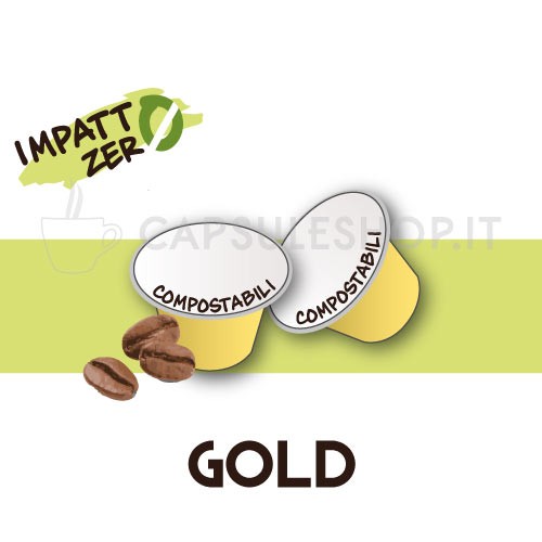 Passione 88 capsule compatibili nespresso impatto zero gold
