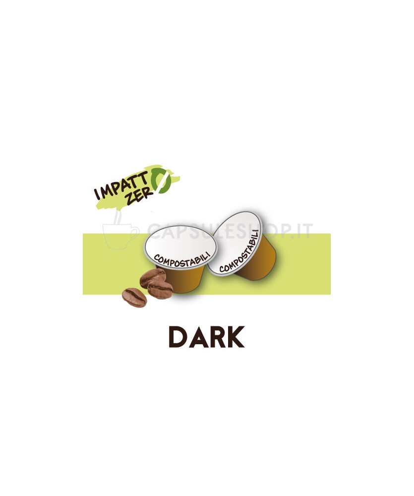 Passione 88 capsule compatibili nespresso impatto zero dark