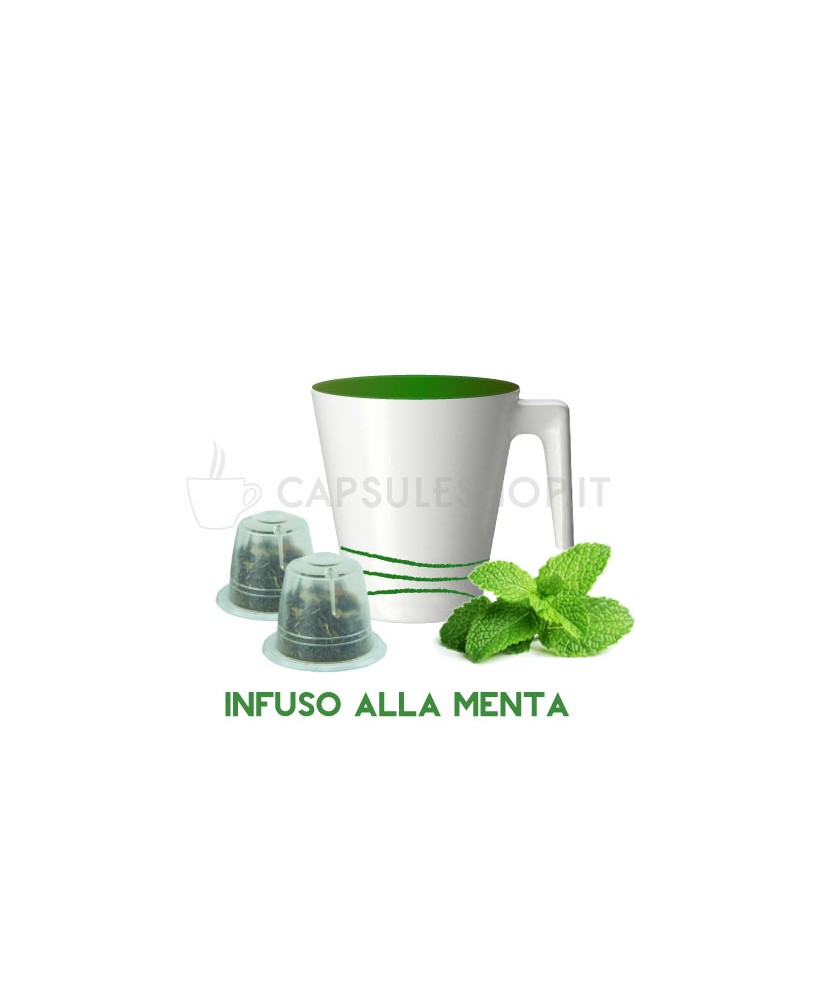 capsule compatibili nespresso passione 88 infuso alla menta