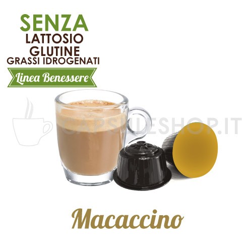 capsule compatibili dolce gusto foodness linea benessere macaccino