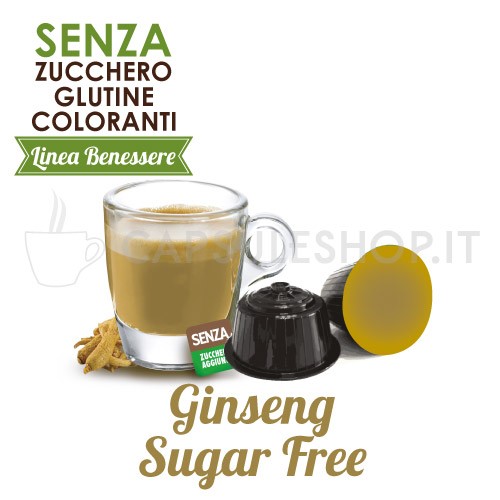 capsule compatibili dolce gusto foodness linea benessere ginseng sugar free
