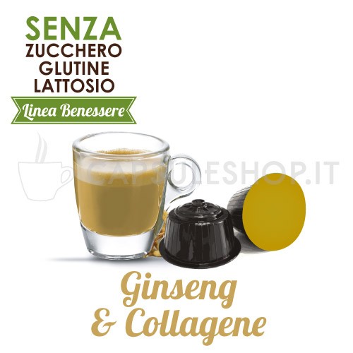 capsules compatibles avec dolce gusto ginseng et collagène