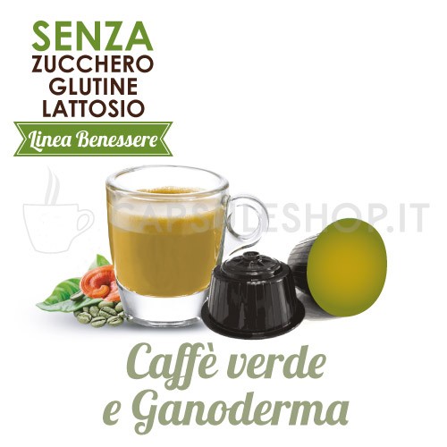 capsule compatibili dolce gusto foodness linea benessere caffe verde e ganoderma