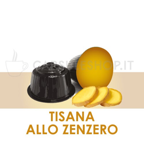 Capsules compatibles Dolce Gusto. tisane au gingembre