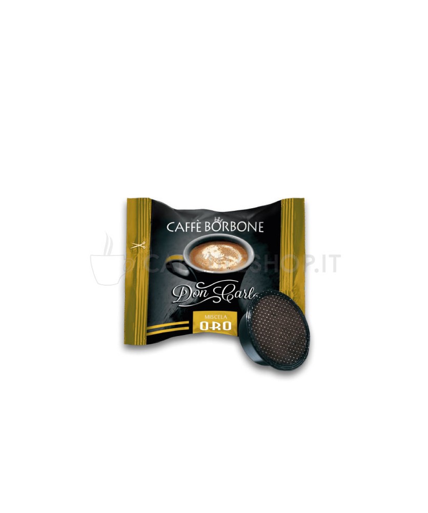 capsule compatibili lavazza a modo mio don carlo borbone oro